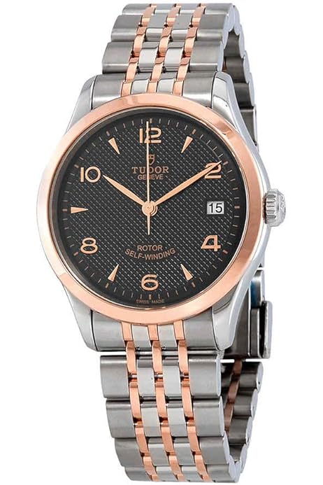 Amazon.com: Tudor 1926 Black Dial Automatic Two Tone Men 
