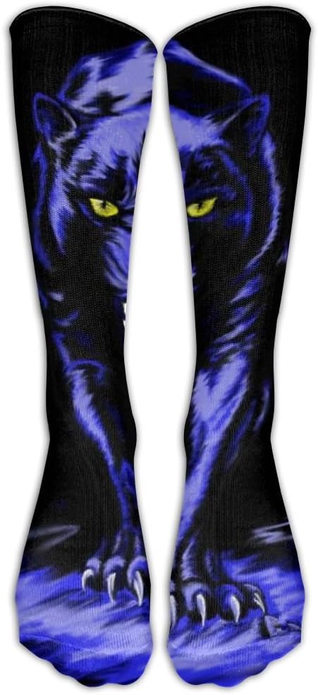 Panther Leopard Animal Novelty Tube Socks For Unisex Boating Fashion Long Socks