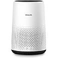 PHILIPS Air Purifier 800 Series, Purifies Rooms up to 698 sq ft (in 1h), 93 CMF Clean Air Rate (CADR), HEPA Filter, AHAM and Energy Star Certified, 99.99% allergen removal, AC0820/40, White