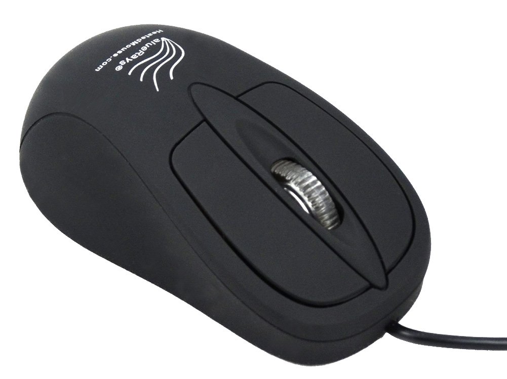 ValueRays Heated Mouse, Black Warm Mouse, Warm Computer Mouse, Heated