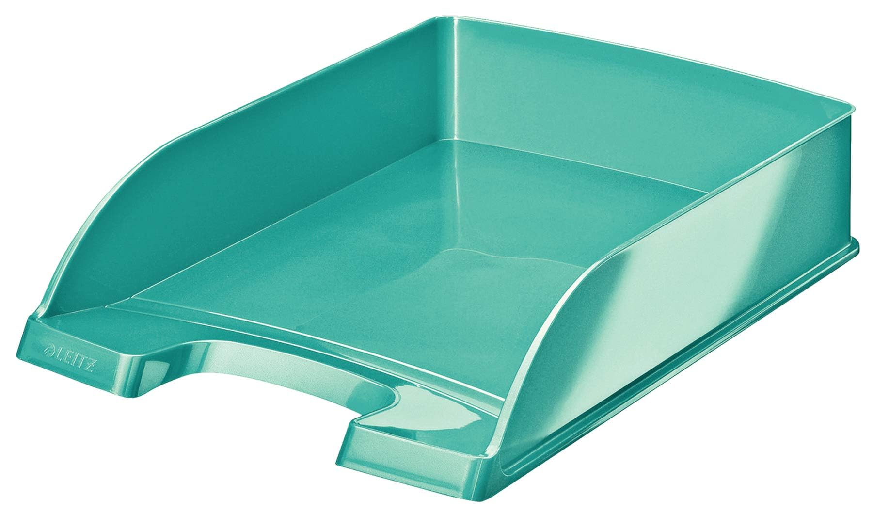 Leitz WOW Series 52263051 Letter Tray, A4, Pack of 5, Ice Blue