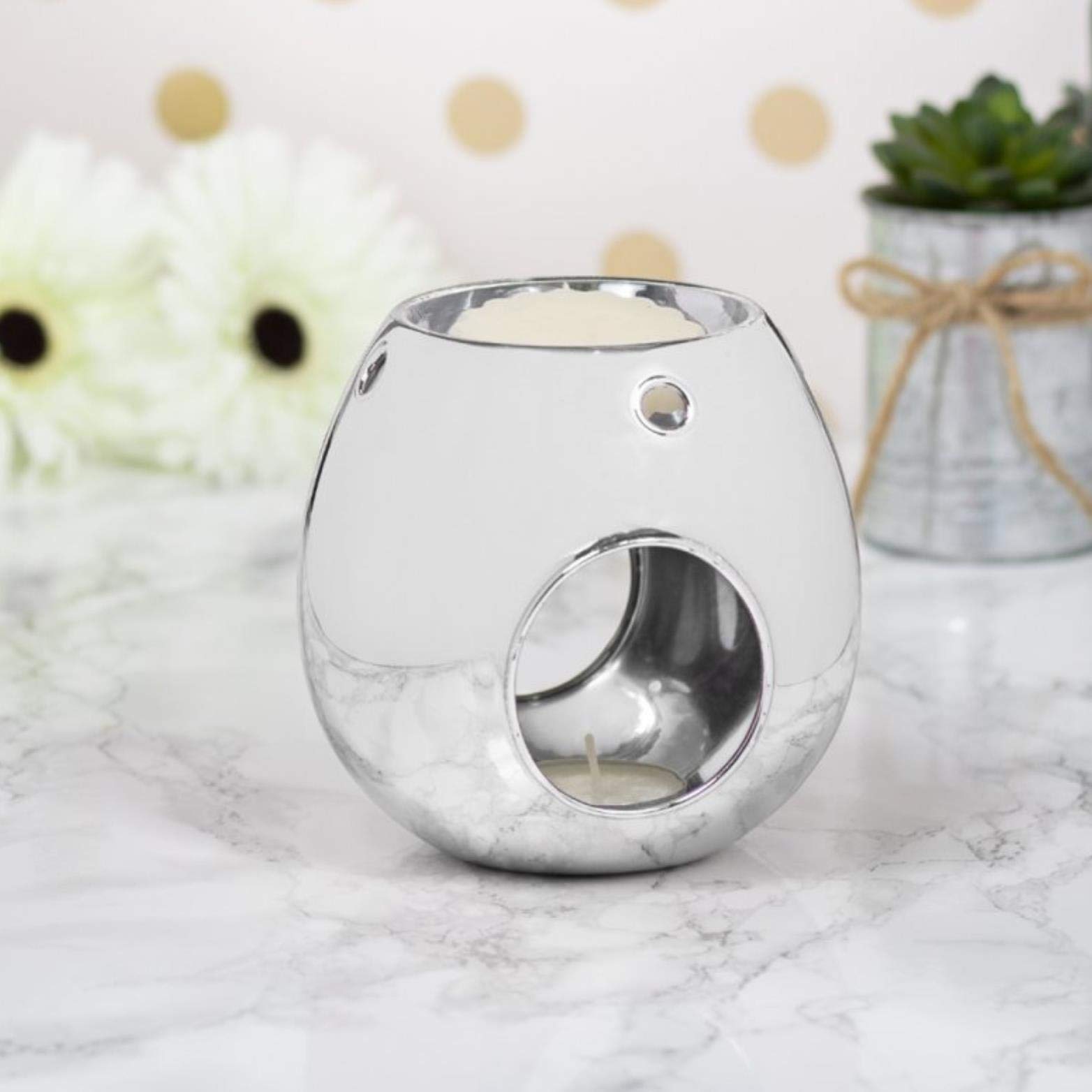 Wax/oil Warmer Silver by Lesser & Pavey