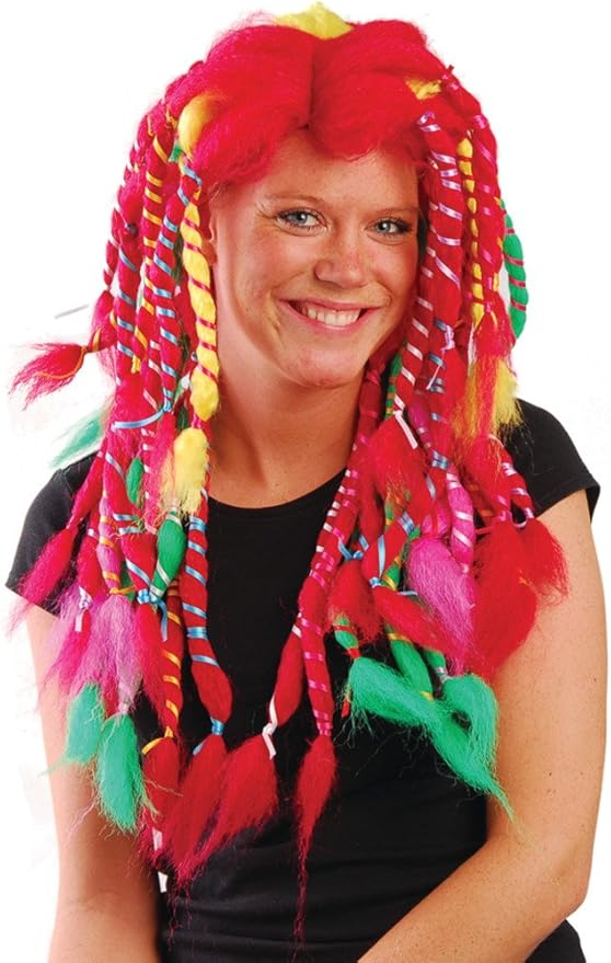 Amazon.com: Rainbow Sally Rag Doll Raggedy Anne Costume Wig: Clothing