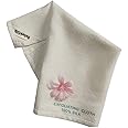 BebekSilk Organic Raw Silk, 100% Silk Exfoliating Washcloth 14 x 14 inches