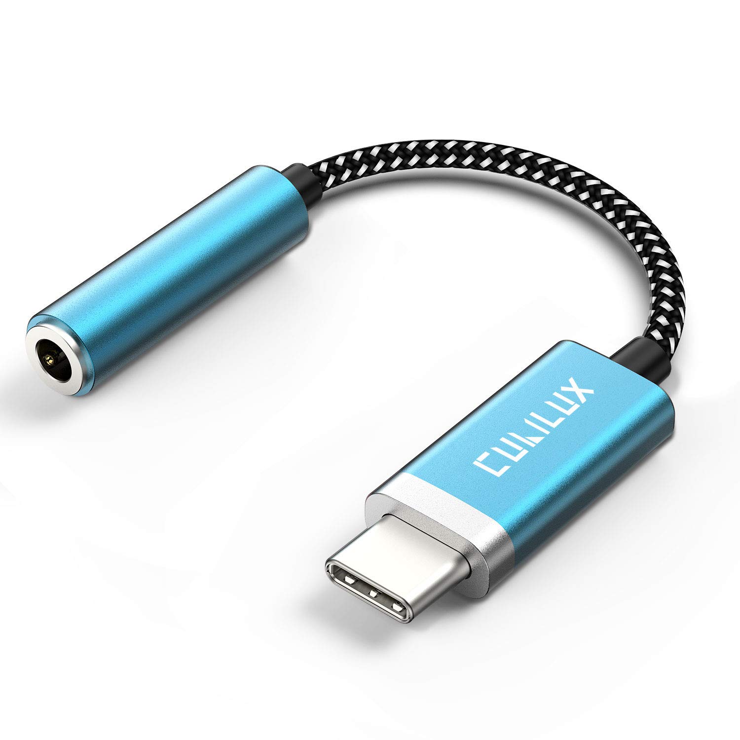 Cubilux USB C to 3.5mm Headphone Jack Adapter, Type C Aux Dongle with Hi-Res DAC, Audio Converter for Samsung Note 20 Ultra Note 10, S20, 2020/2018 iPad Pro 11 12.9, Xperia 5/1/ XZ3/ XZ2, Android