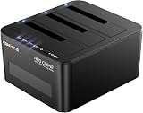 Cenmate 3 Bay HDD Docking Station USB 3.0 Clone Tool-Free 2.5/3.5 SATA SSD HDD view 1