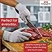 Rockland Guard Professional Oyster Shucking Knife Set - Includes 3.5