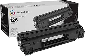 LD Compatible Toner Cartridge Replacement for Canon 126 3483B001 (Black)