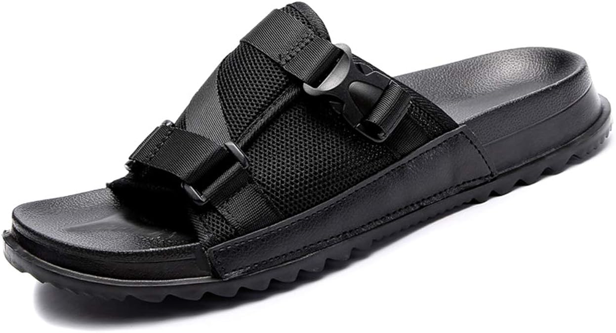 Amazon.com | Men Beach Shoes Causal Outdoor Flip Flops Man Slippers Black 6.5 M US | Shoes
