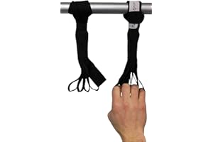 Core Prodigy Talon Pull Up Grip Strength Straps - Nylon Finger and Thumb Loops for Grip Training, Rock Climbing, Hand and Arm Strengthener