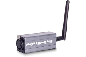 Pknight 2.4G Wireless DMX Controller,Compact Transceiver with Wi-Fi/Bluetooth Connectivity, Supports Artnet & sACN,Easynode Basic (Easynode Basic)
