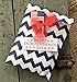 Outside The Box Papers Navy Blue Gold and White Paper Treat Sacks - Chevron Polka Dot Favor Bags - 5.5 x 7.5 Inches - 48 Pack