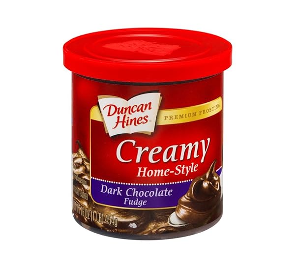 DUNCAN HINES DARK CHOCOLATE FUDGE FROSTING-16 OZ