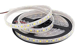 BSOD Outdoor LED Strip Lights Waterproof,Warm White IP68 Led Strip 12v Boat Underwater Lights 16.4ft 5050 SMD 300 Led Tube Flexible Rope Light for Swimming Pool Boat Fish Tank