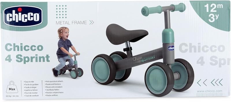 Triciclo Bebé 1 Ano, Baby Ride-on, Bicicleta sem pedal, 1-3 Anos, max 20 kg, Brinquedos Infantis, Presente Menino, com Rodas De Borracha, Assento Macio, Alças Antiderrapantes, Bege
