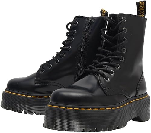 anfibi neri suola alta