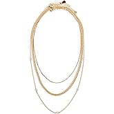 SHASHI Women's Emily Layered Necklaces, Gold, One Size
