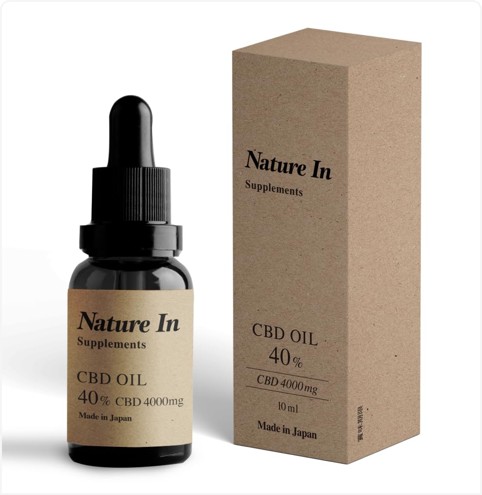 Nature In CBDオイル 40％ 高濃度 CBD4000mg配合 国内製造 日本製 サプリメント テルペン MCTオイル の商品画像