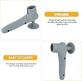 Toddmomy 2Pcs Silicone Door Handle Covers Suction Cup Noise-Free Wall Protector view 3