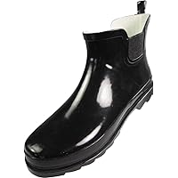 NORTY - Womens Ankle Rain Boots - Ladies Waterproof Winter Spring Garden Boot