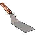 Homi Styles Metal Spatula with Beveled Edges | Stainless Steel cooking Spoon | Heavy Duty Turner for Skillets, Griddles & Gri