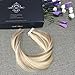 Full Shine Tape in Hair Extensions Seamless Human Hair Invisible Tape in Human Hair Extensions Mixed Color Ash Blonde with Blonde 50 Gram Per Package Double Side Skin Weft 20 Inch 20Pcs