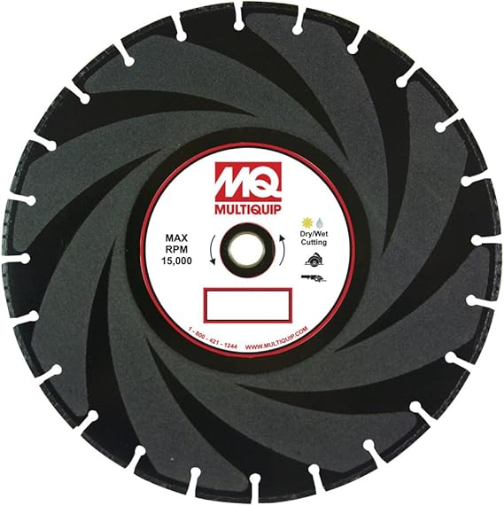 Multiquip 14TDIM Premium Ductile Iron Diamond Blade, 14Inch by 0.110