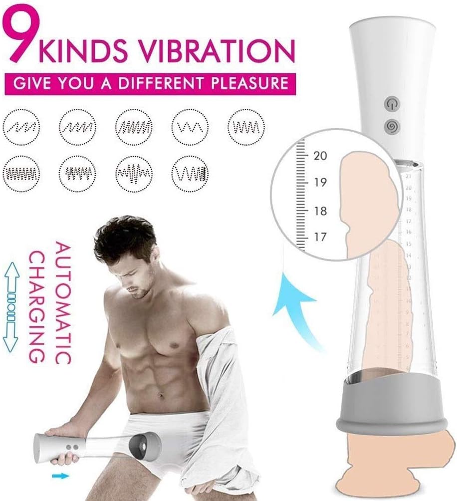 Amazing Happy Men's Vacuum Pump Muscle Booster Bending Correction, Health Vacuum Air Pump Your Best Choice