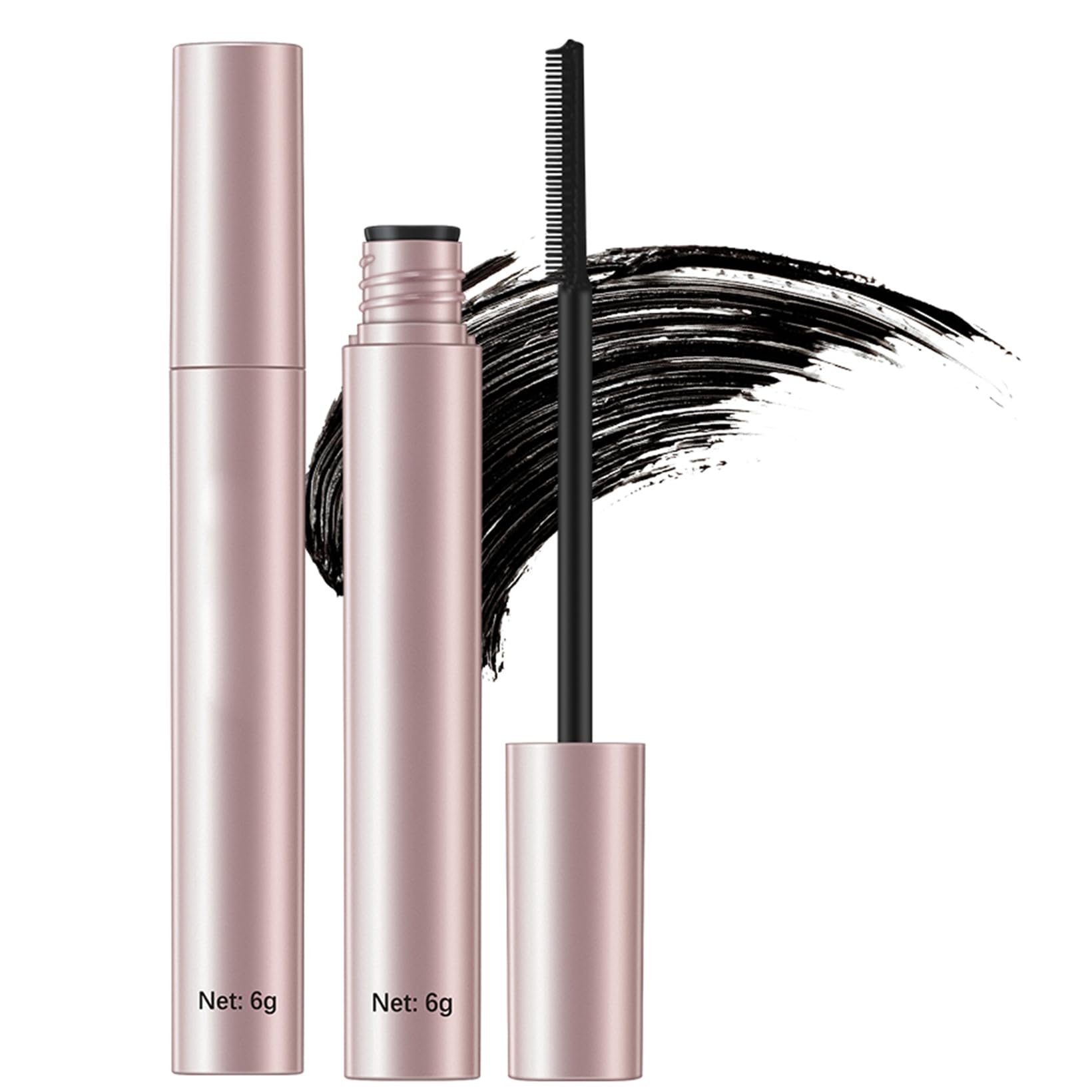 Photo 1 of *2 Pack* *Exp 2027/08/09* 2 PCS Black Tubing Curling Mascara for Lash Makeup, Waterproof & Sweatproof, Long Lasting Non-Smudged Magic Mascaras