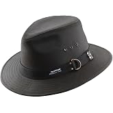 Panama Jack Men's Original Canvas Safari Sun Hat, UPF 50+ Sun Protection Cap, 2.5" Brim
