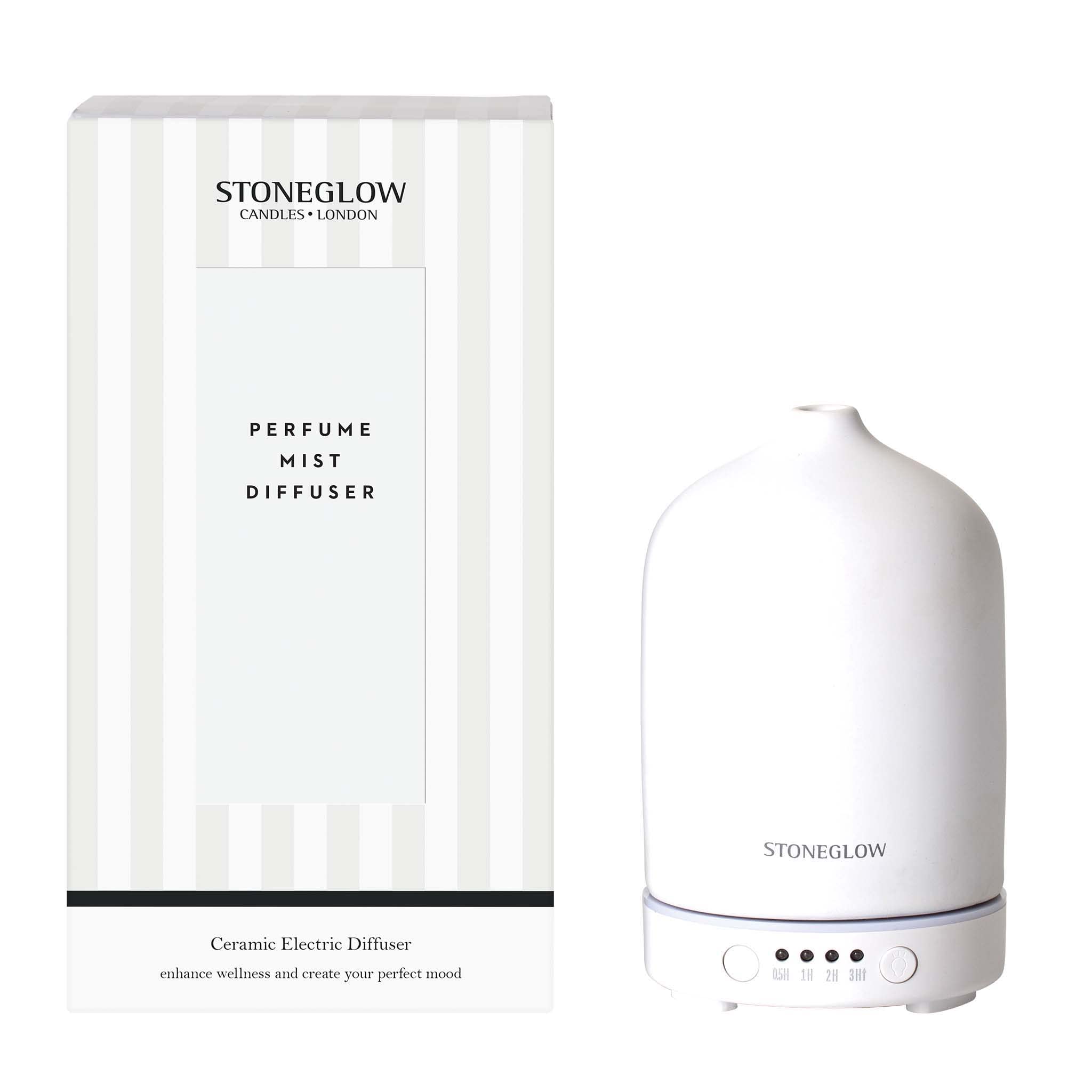 Stoneglow Modern Classics Collection - Ceramic Perfume Mist Diffuser (White)