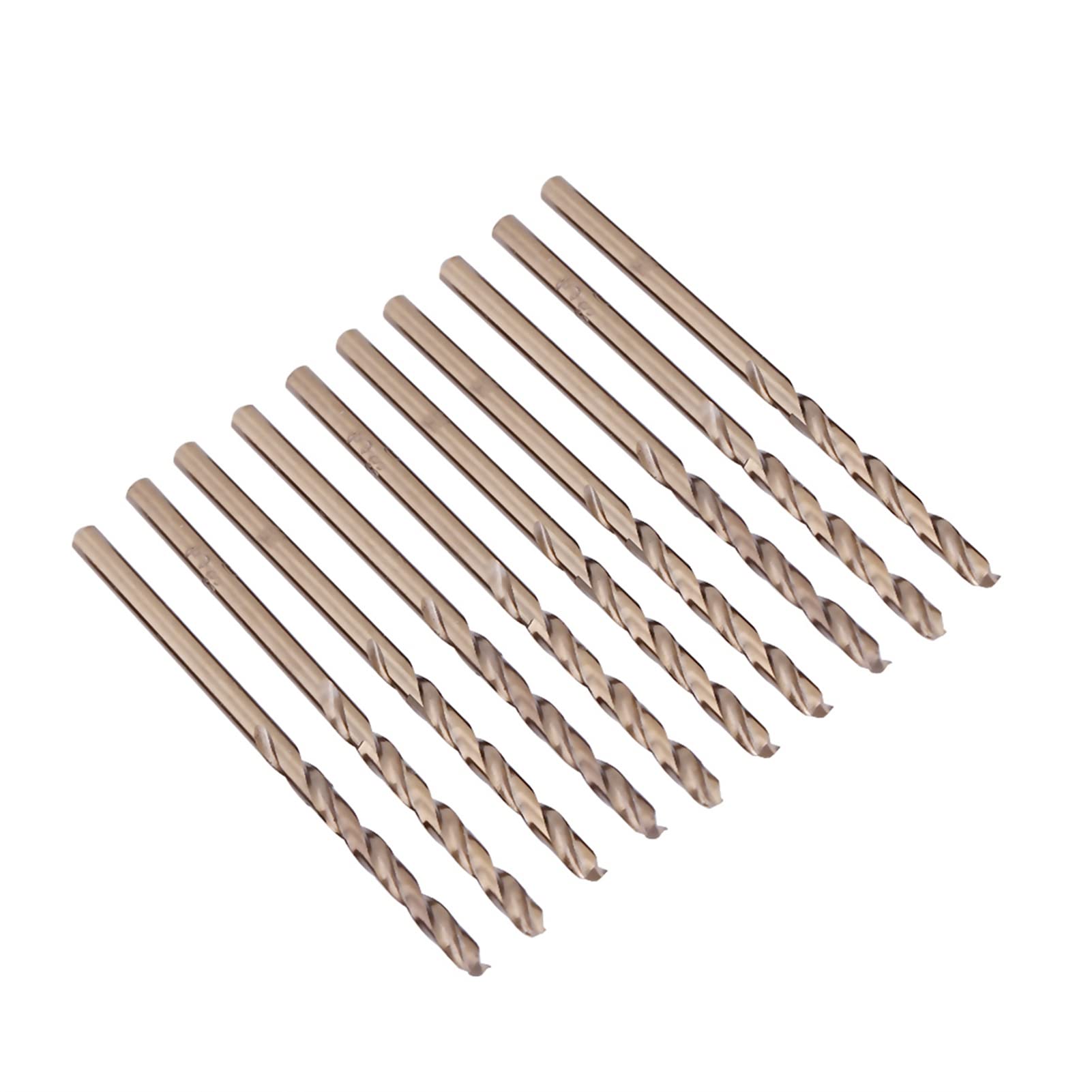 Akozon M35 Cobalt Drill Bit Set HSS-CO Drills Set 1.0-5.0MM rilling on Stainless Steel (5mm)