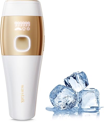 Wavytalk IPL Hair Removal Device, Painless Ice Cooling, 24J Energy