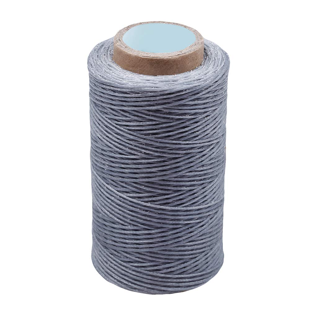 Photo 1 of 284 Yards Waxed Thread, 210D Heavy Duty Upholstery Wax Thread for Leather Sewing,0.8mm Flat Waxed Linen Cord for Bookbinding/Shoe Repairing/Leather Projects
