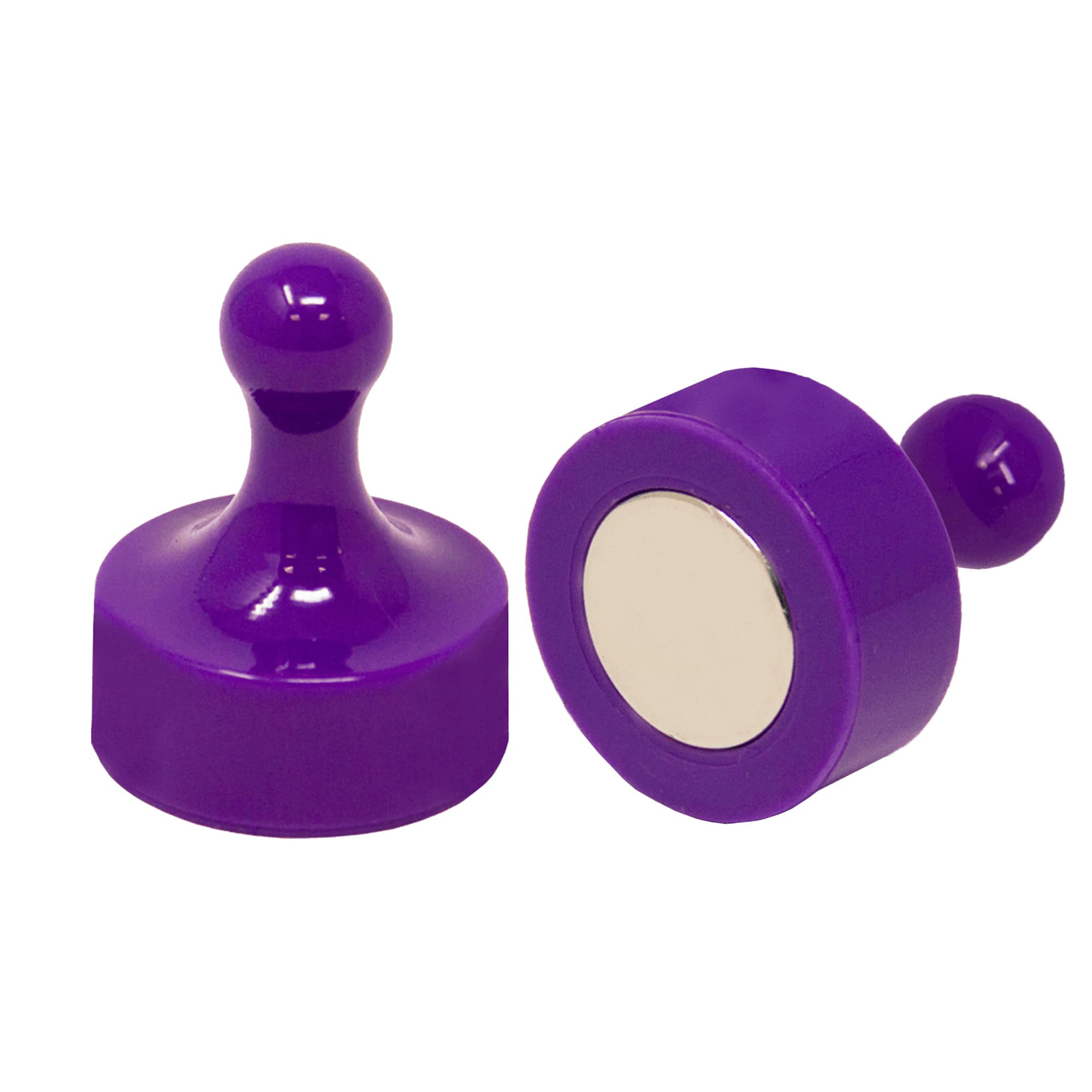 Purple Jumbo Skittle Magnets for Fridge, Office, Whiteboard, Noticeboard, Filing Cabinet - 29mm dia x 38mm tall