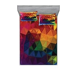 Lunarable Abstract Fitted Sheet & Pillow Sham