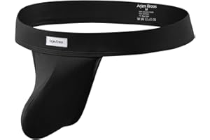Arjen Kroos Jockstraps for Men Sexy Thong Underwear Dual Pouch Jock Strap Athletic Supporter
