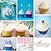 Prodigen Foil Cupcake Liners Baking Muffin Paper Cases Silver & Gold & Purple & Blue 4 Colors Cake Baking Cups for Birthday, Wedding, Party, Festival for Boys, Girls, Kids, Adults(1 Pack)