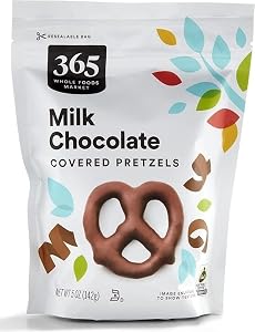 365 by Whole Foods Market, Milk Chocolate Pretzels, 5 Ounce