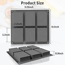 【Thickened Design】 Silicone Soap Molds