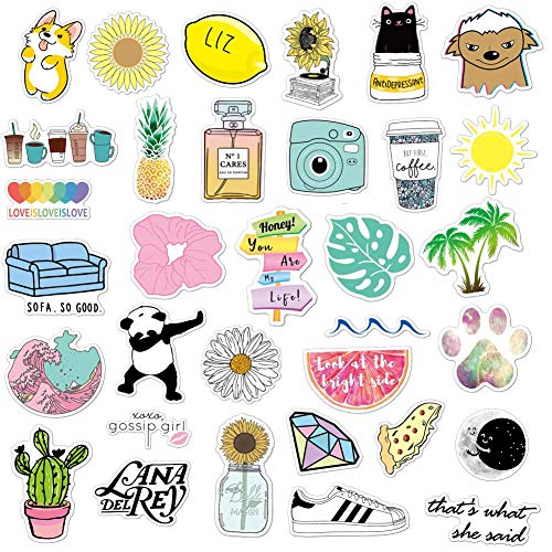 11 Pack Cute Vsco Stickers Pack Aesthetic Stickers For Hydro Water 