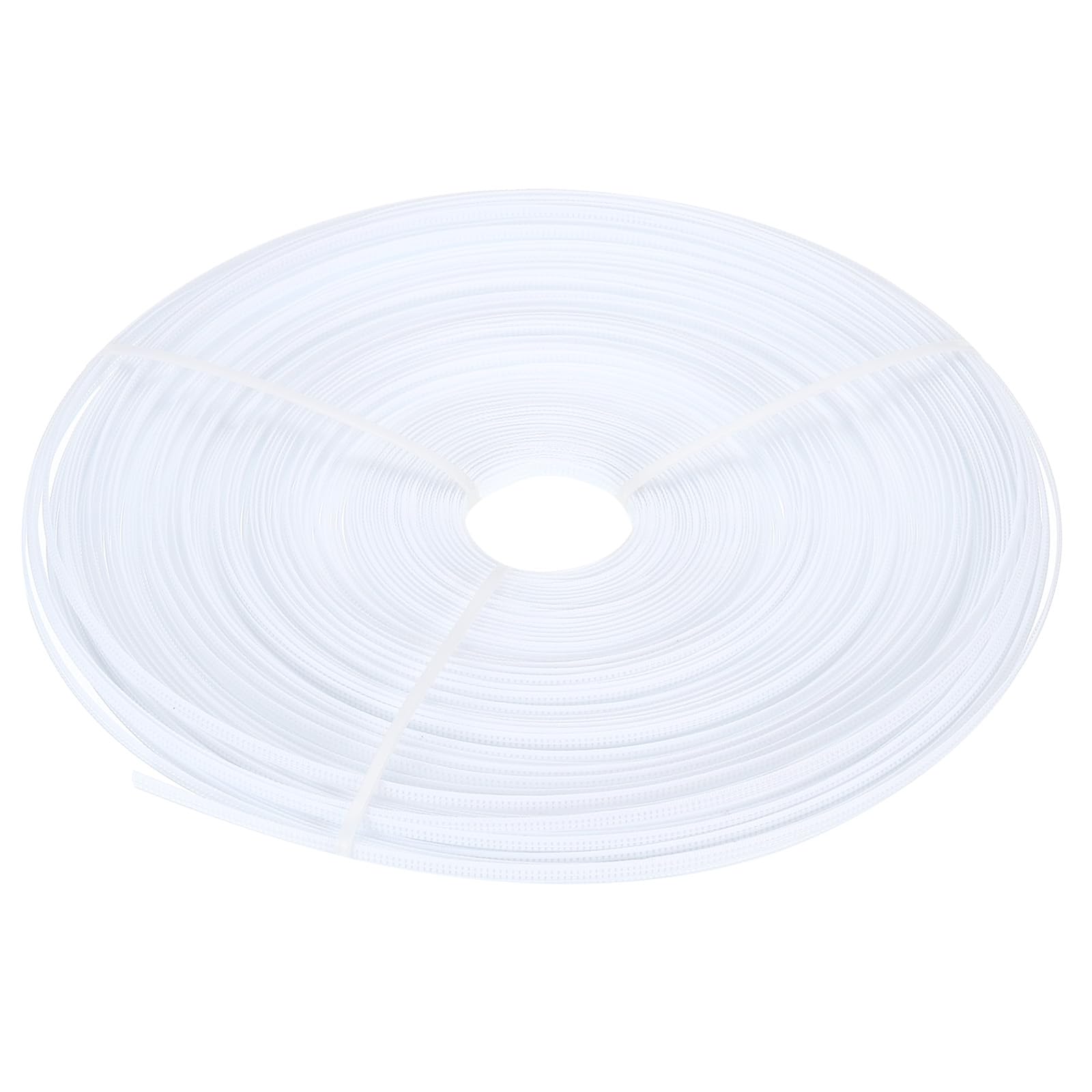 PATIKIL 4mm x 50 Yards Polyester Boning, 1 Roll Low-Density Boning for Handmade Dolls Hats Handbags Wedding Dresses, White