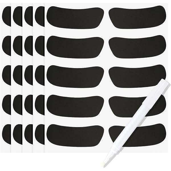 Rawlings Adesivi Eye Black Per Baseball/Softball – 12 Paia Colore Bianco – Aiuto Visivo Per Battuta