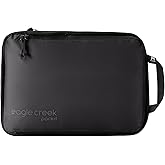 Eagle Creek Pack-It Isolate Compression Cube - Lightweight Compression Cube for Optimizing Luggage Space - Easy-Grab Zipper - Convenient Top Handle - Recycled Materials - Medium - Black