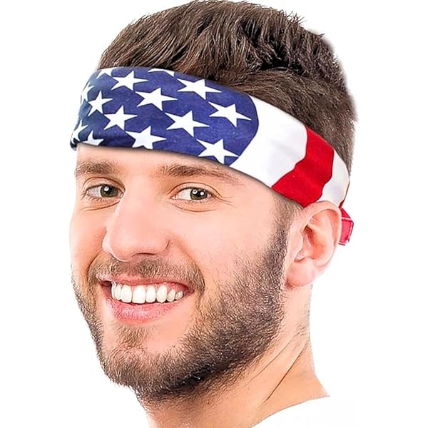 Amazon.com: American Flag Bandana: Novelty Bandanas: Clothing