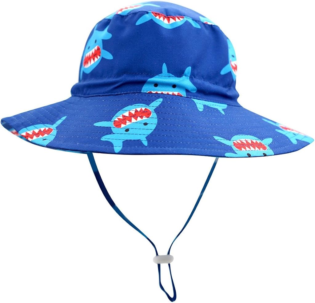 Home Prefer Kids UPF50+ Safari Sun Hat Breathable Bucket Hat Summer Play Hat: Clothing