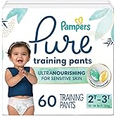 Pampers Pure Protection Training Underwear, Unisex, Size 2T3T, 60 Count, Premium, Hypoallergenic, Soft, Absorbent