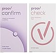 Confirm Ovulation and Pregnancy Test Combo Kit | PdG Progesterone Metabolite Test - Only FDA-Cleared Test to Confirm Successful Ovulation at Home | Early Pregnancy Tests