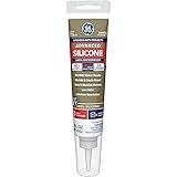 GE GE281 Silicone II Kitchen and Bath Sealant, 2.8 oz Tube, White