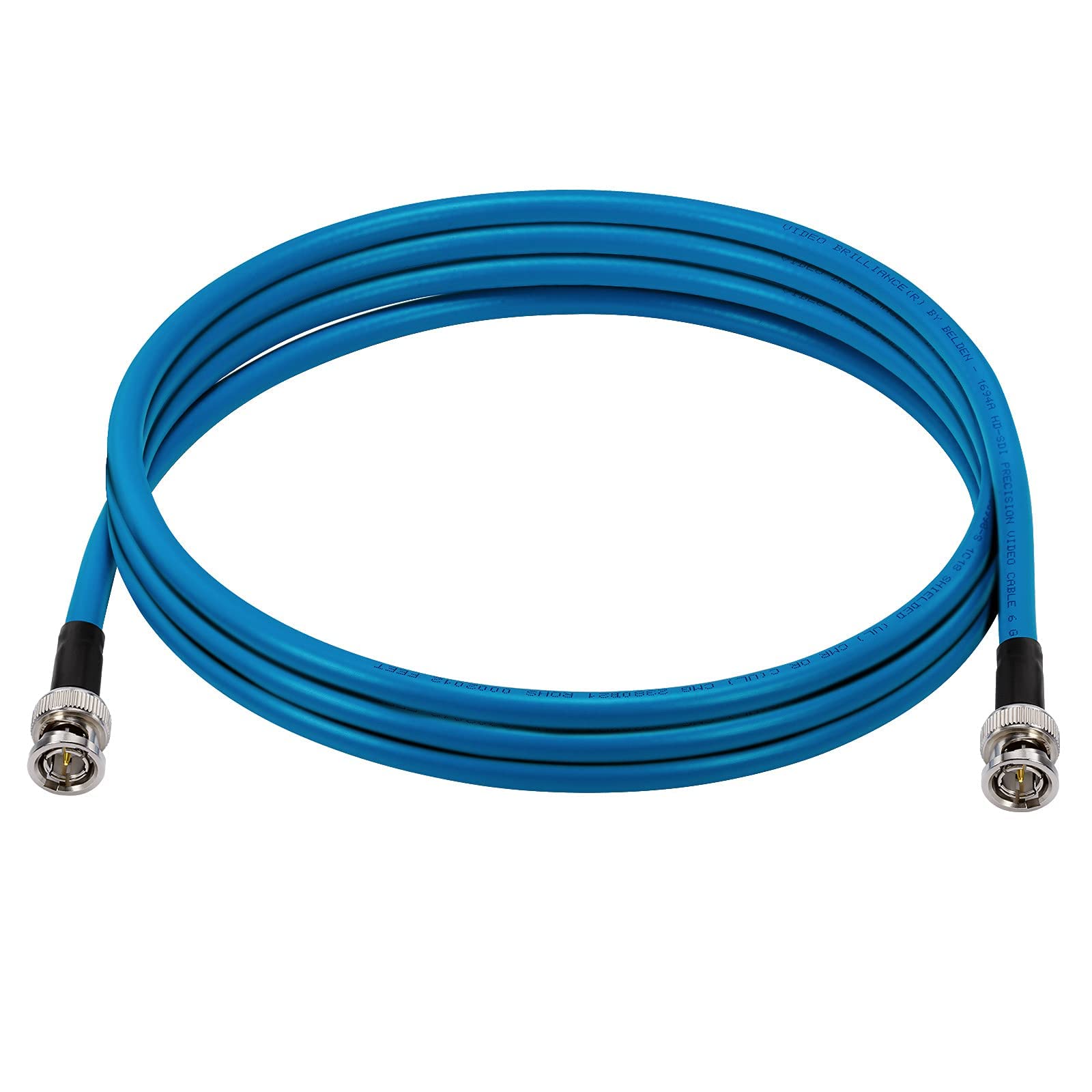 Bingfu BNC SDI Cable 75 Ohm 3G/6G SDI Digital Video Cable(Belden 1694A) 300cm/9.84ft for Cameras and Video Equipment, Supports HD/3G/1080P/4K-UHD